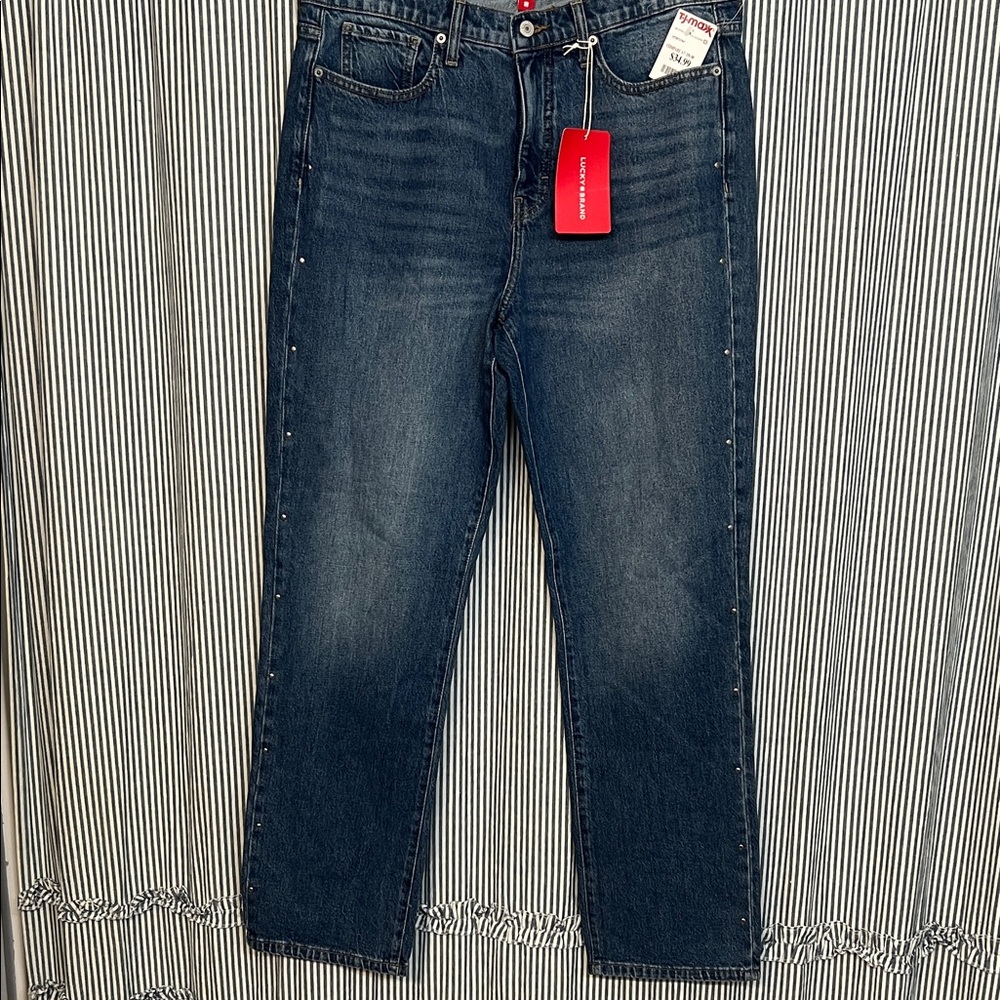 Lucky Brand women’s Dark Blue Straight Jeans